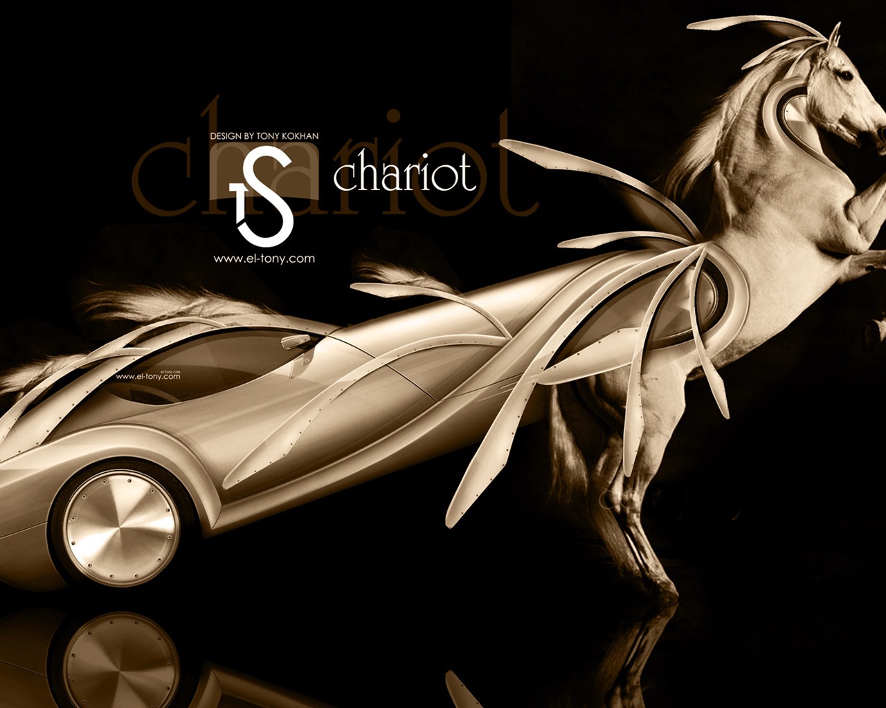 Kreativní auto snů design tapety, Animal automobilový průmysl #19 - 1280x1024
