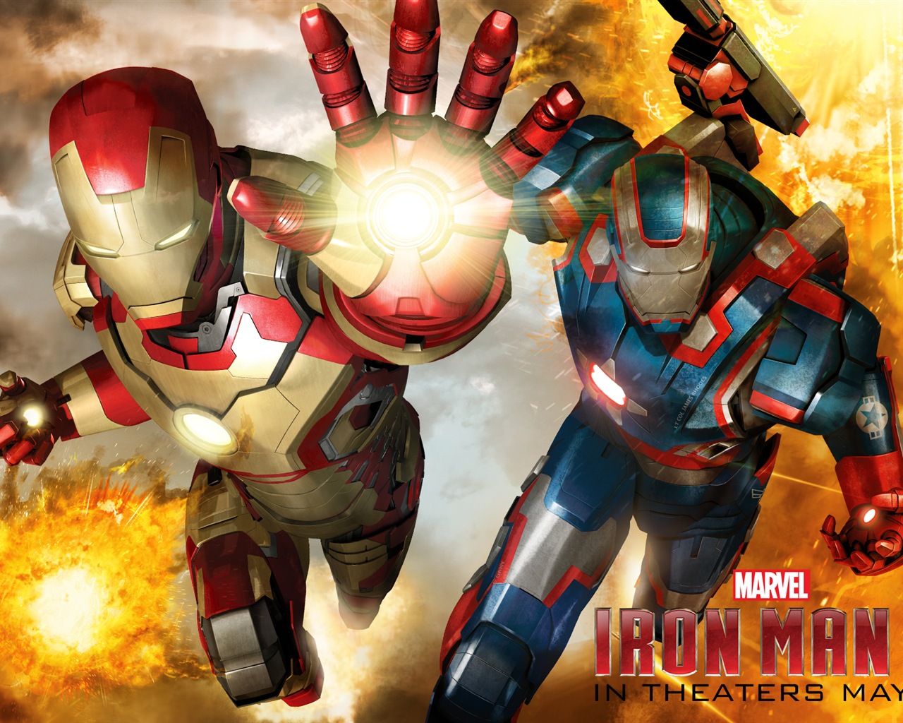 Iron Man 3 2013 钢铁侠3 最新高清壁纸6 - 1280x1024