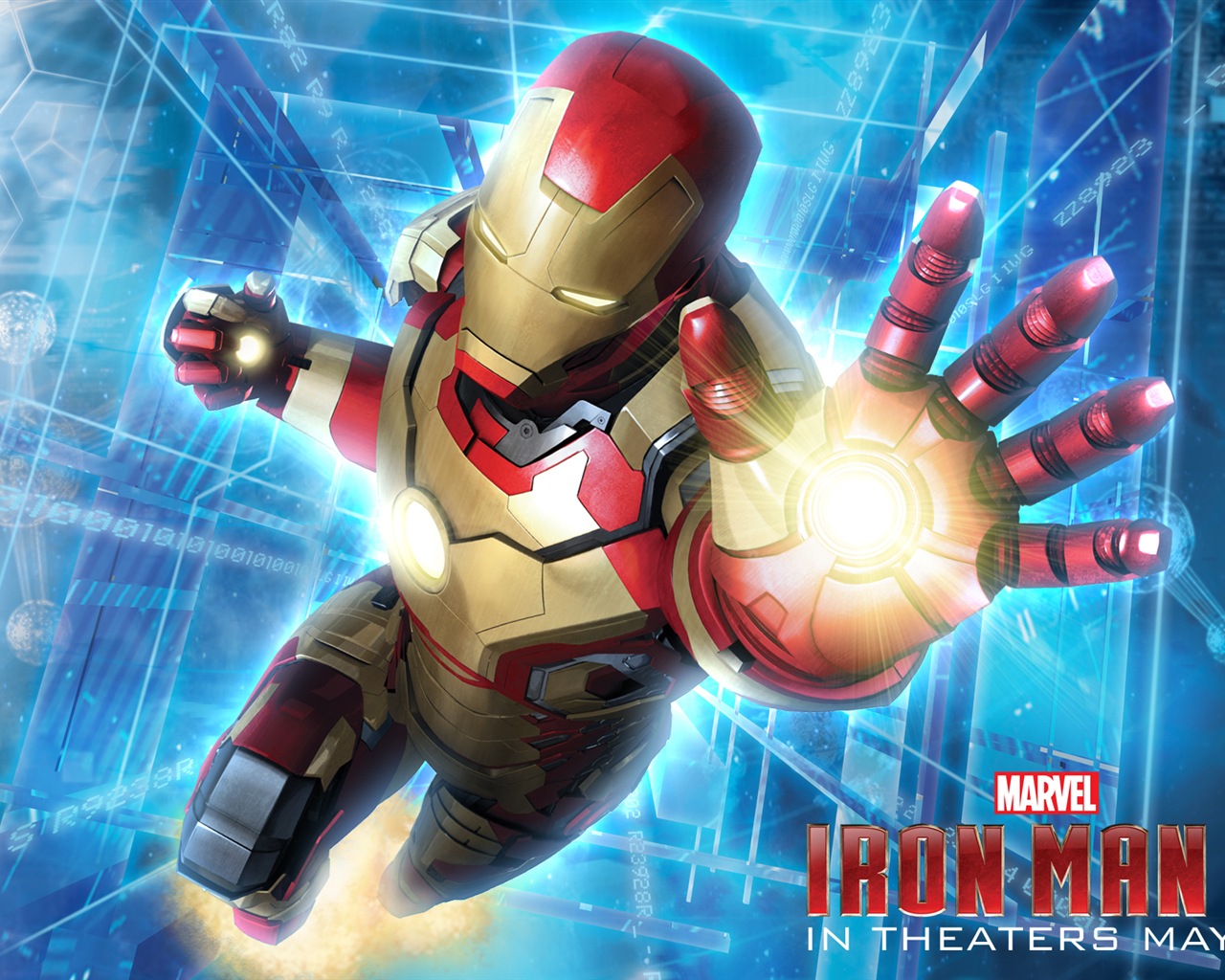 2013 Iron Man 3 nejnovější HD tapety na plochu #9 - 1280x1024