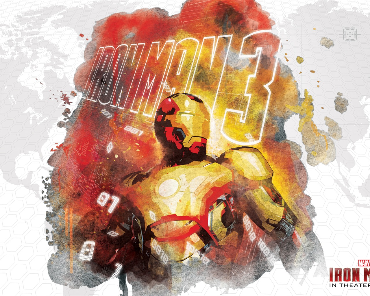 2013 Iron Man 3 nejnovější HD tapety na plochu #10 - 1280x1024