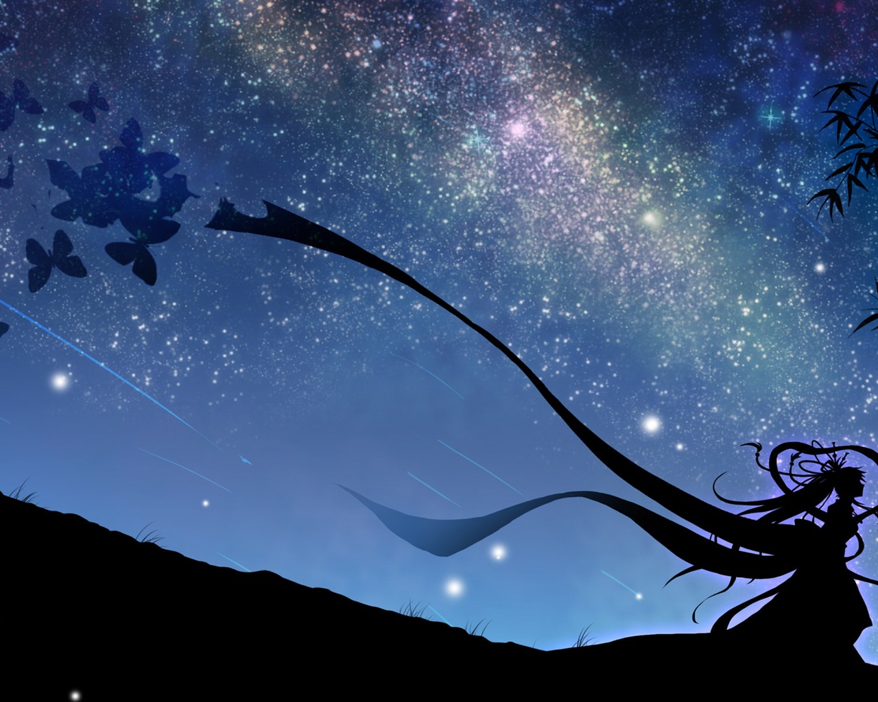 Firefly Summer beautiful anime wallpaper #8 - 1280x1024