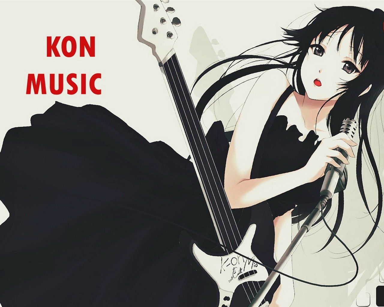 Musique guitare anime girl wallpapers HD #2 - 1280x1024