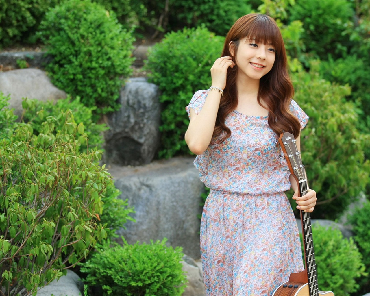 JUNIEL Korea krásné HD tapety na plochu dívky #4 - 1280x1024