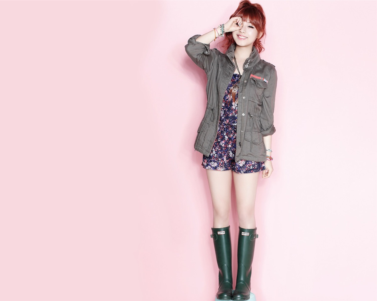 JUNIEL Korea beautiful girl HD wallpaper #14 - 1280x1024