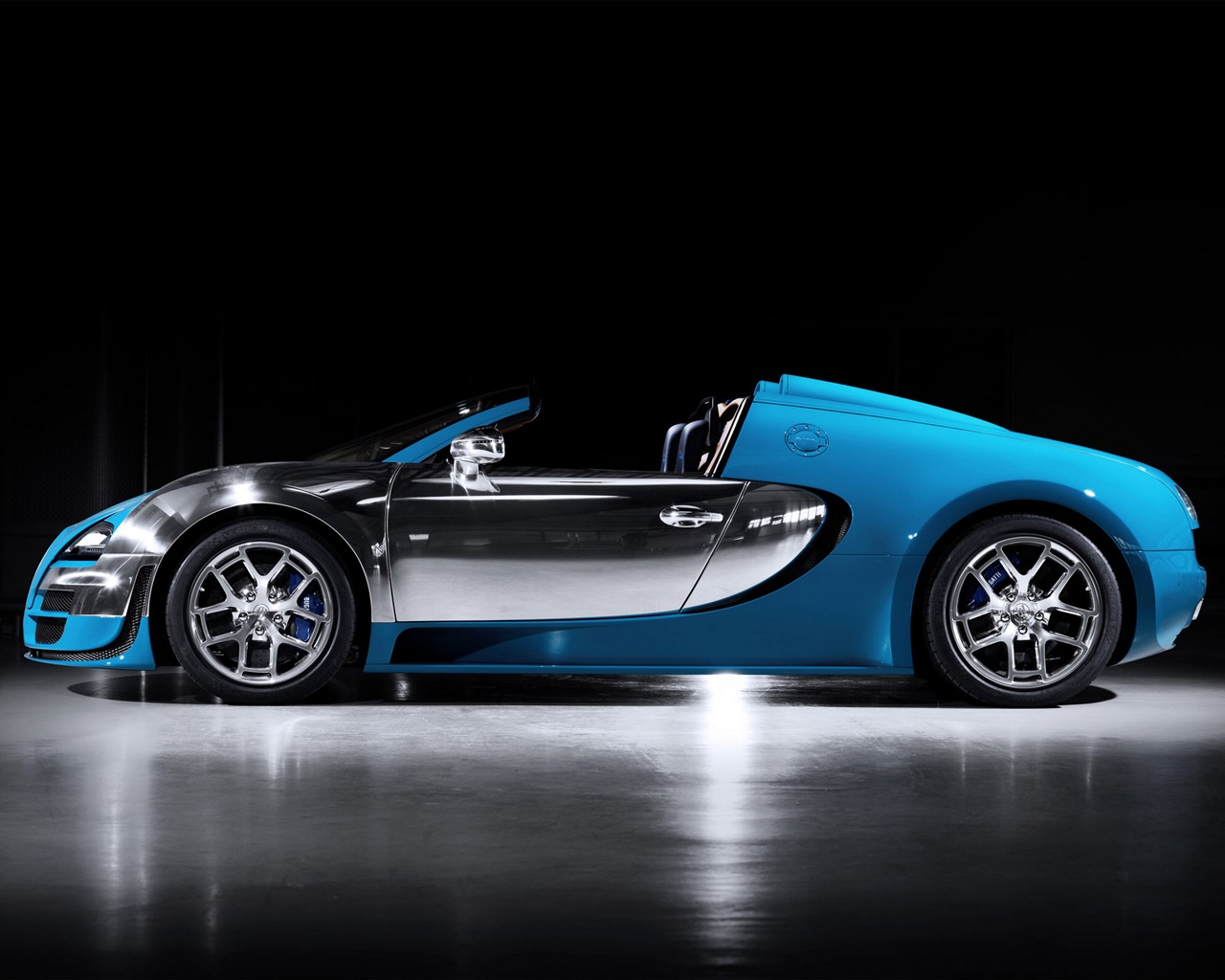 2013 Bugatti Veyron 16.4 Grand Sport Vitesse суперкар HD обои #6 - 1280x1024