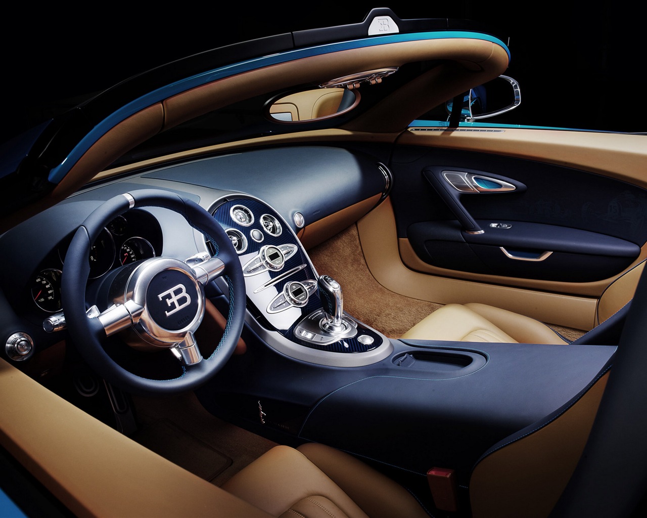 2013 Bugatti Veyron 16.4 Grand Sport Vitesse supercar fondos de pantalla de alta definición #7 - 1280x1024