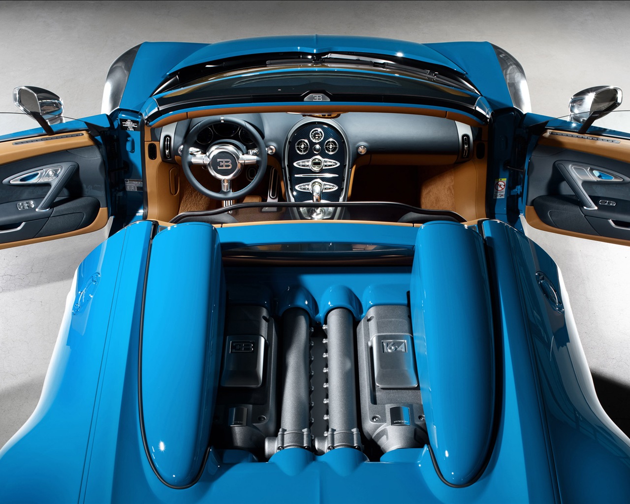 2013 Bugatti Veyron 16.4 Grand Sport Vitesse суперкар HD обои #13 - 1280x1024