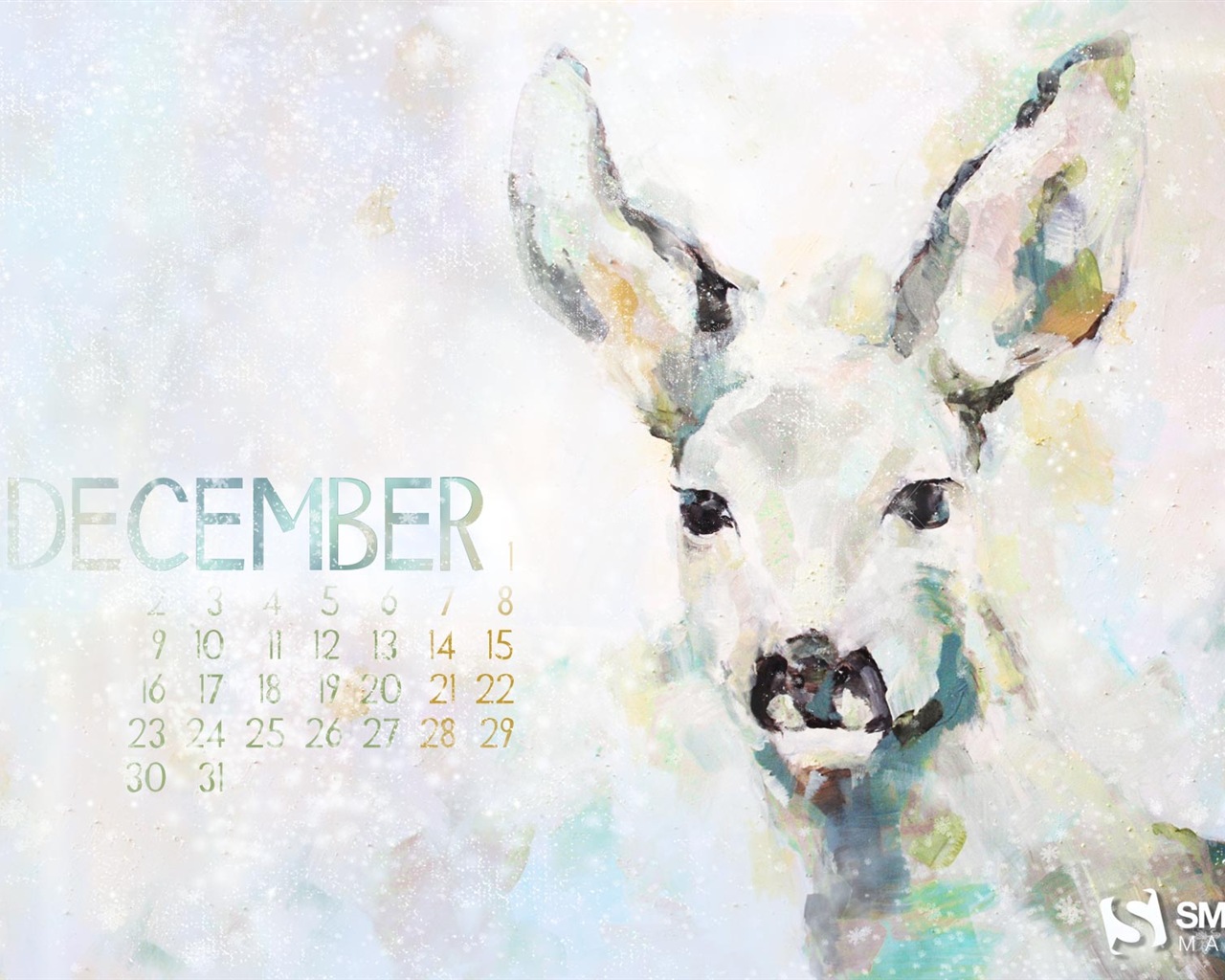 December 2013 Calendar wallpaper (2) #17 - 1280x1024