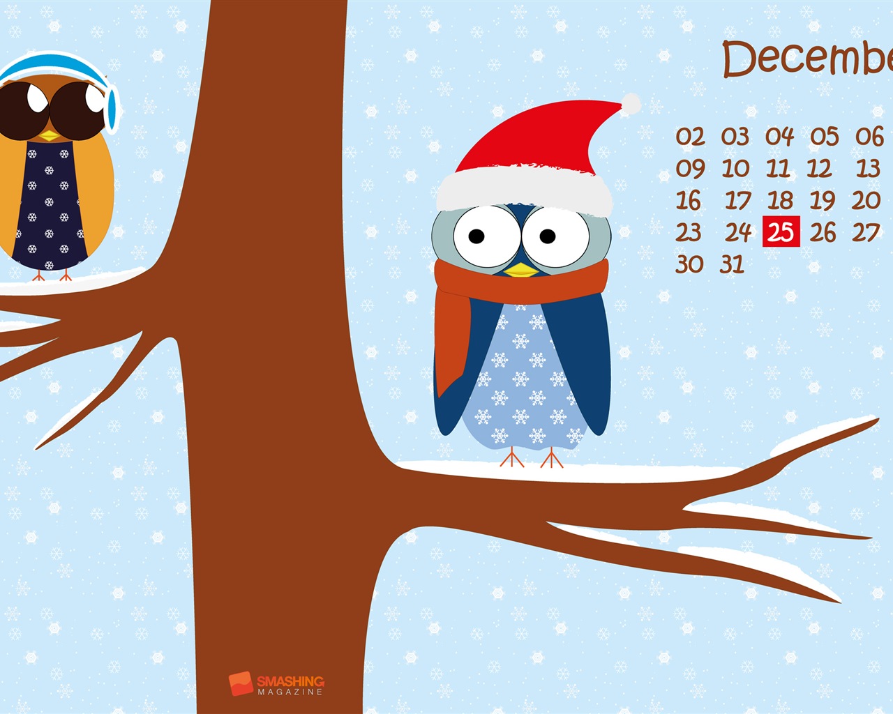 Декабрь 2013 Календарь обои (2) #23 - 1280x1024