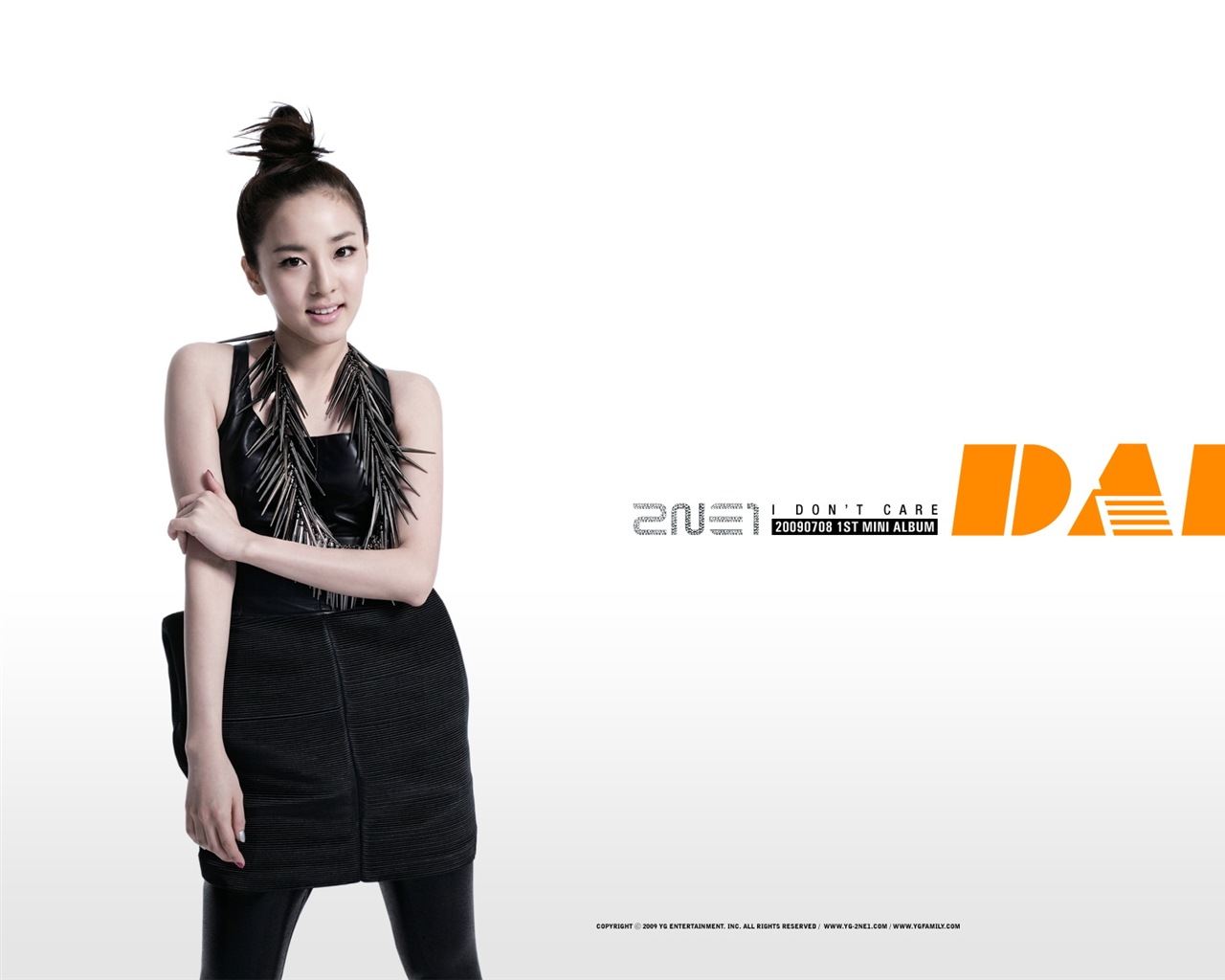 한국 음악 소녀 그룹 2NE1의 HD 배경 화면 #8 - 1280x1024