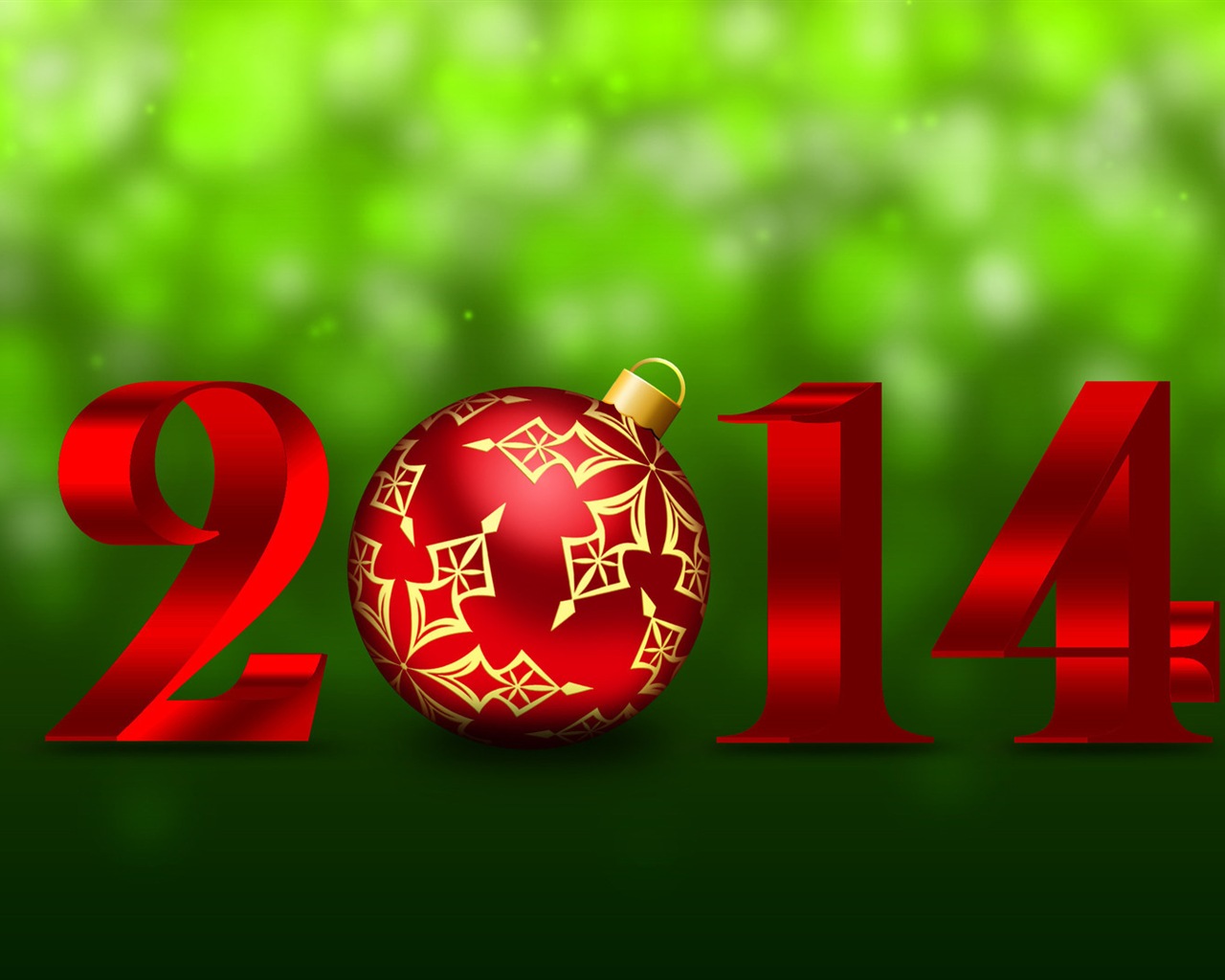 2014 Новый год Стиль Обои (1) #3 - 1280x1024