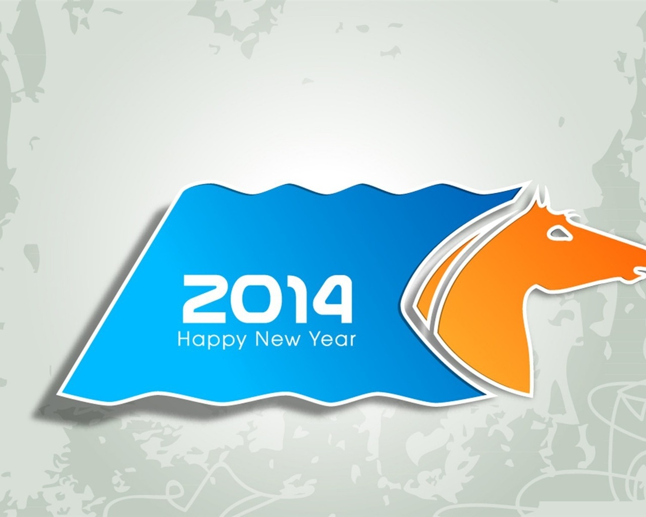 2014 Новый год Стиль Обои (1) #10 - 1280x1024