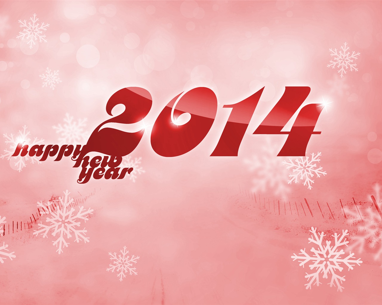 2014 Новый год Стиль Обои (1) #12 - 1280x1024