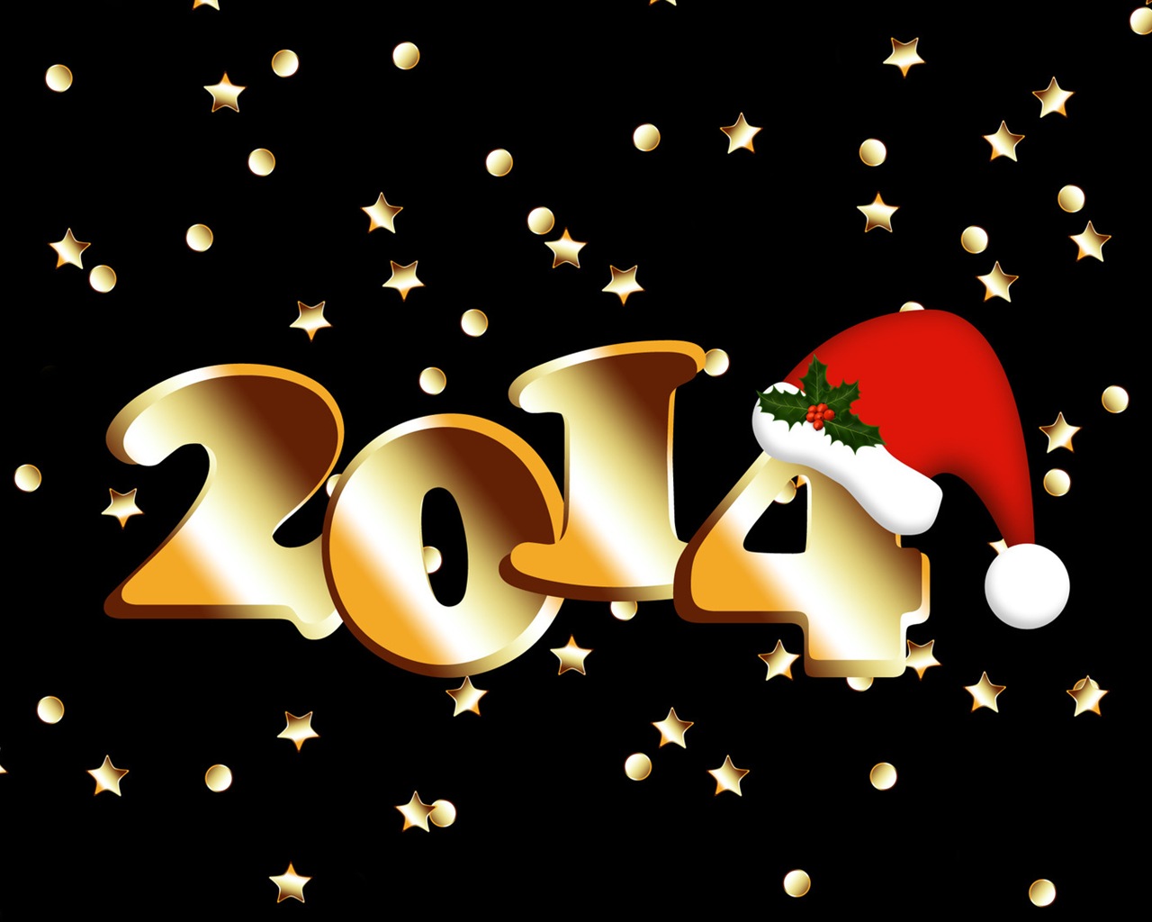 2014 Новый год Стиль Обои (1) #15 - 1280x1024