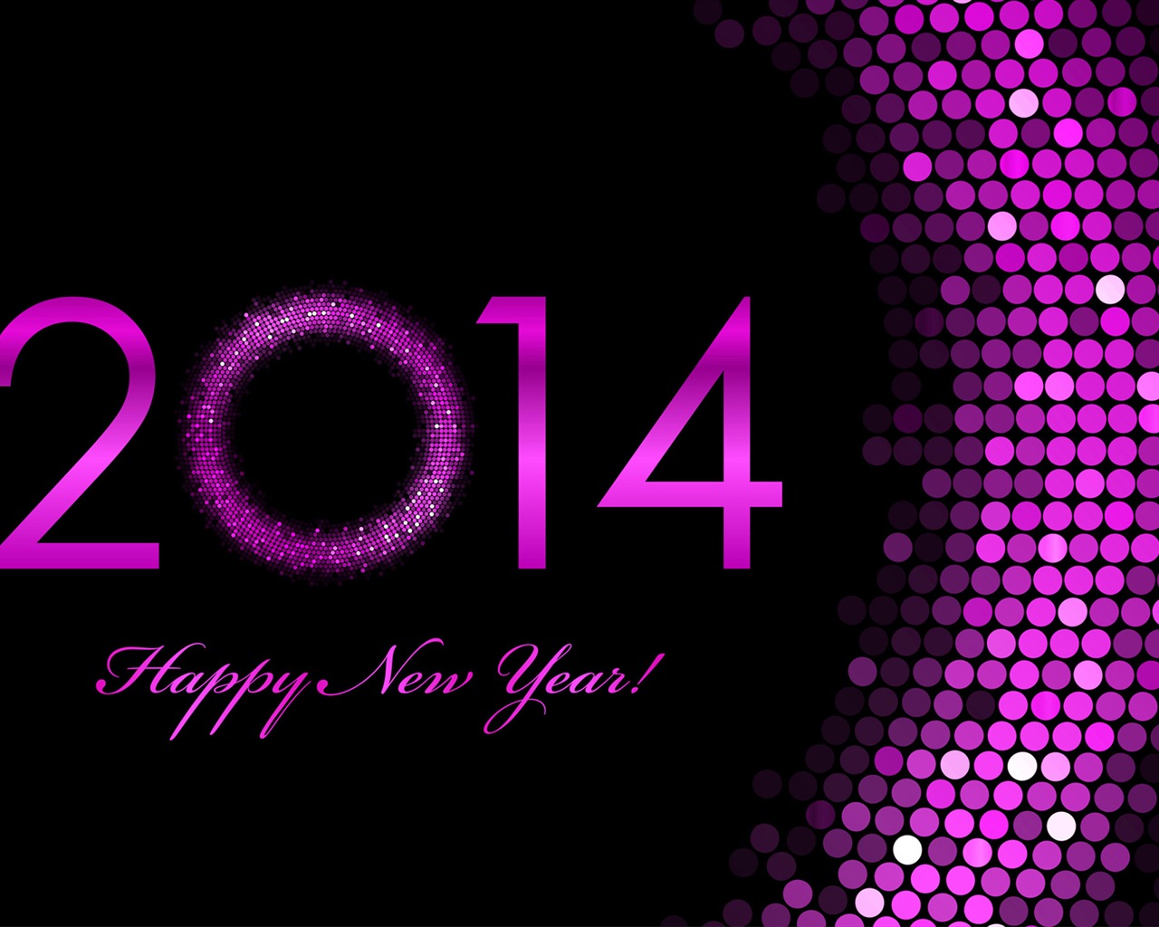 2014 Новый год Стиль Обои (2) #1 - 1280x1024
