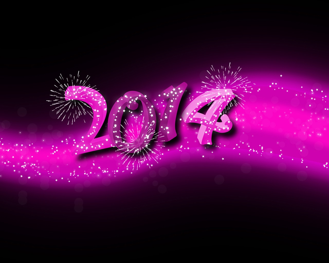 2014 New Year Theme HD Fonds d'écran (2) #4 - 1280x1024