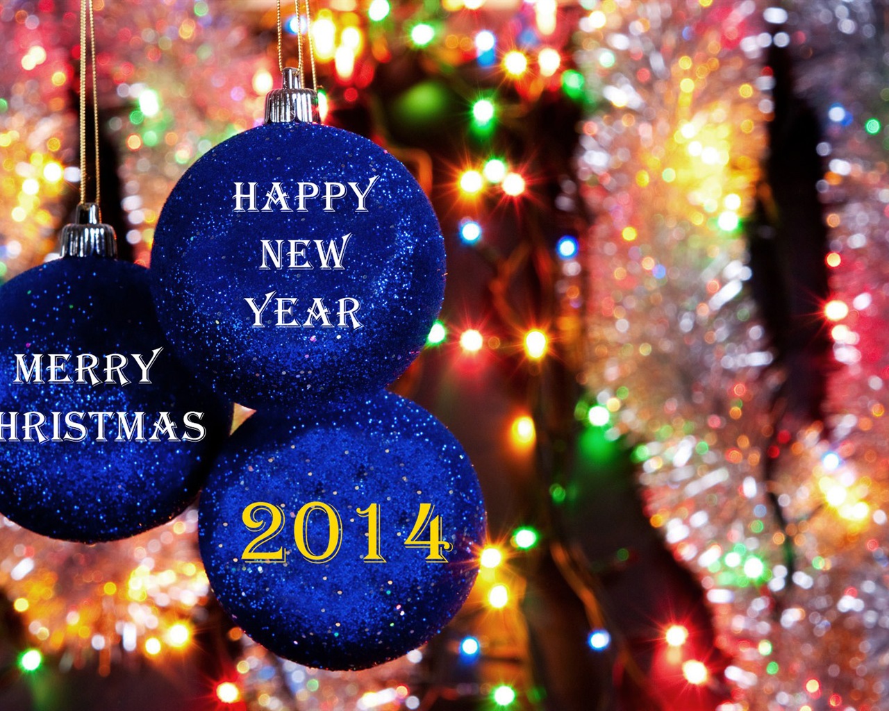 2014 Новый год Стиль Обои (2) #6 - 1280x1024