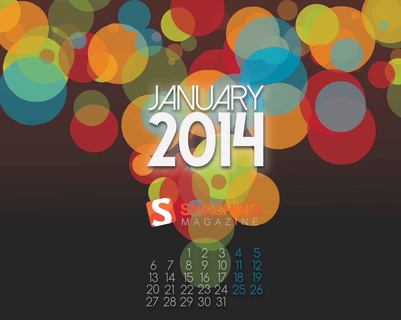 January 2014 Calendar Wallpaper (1) #18 - 1280x1024