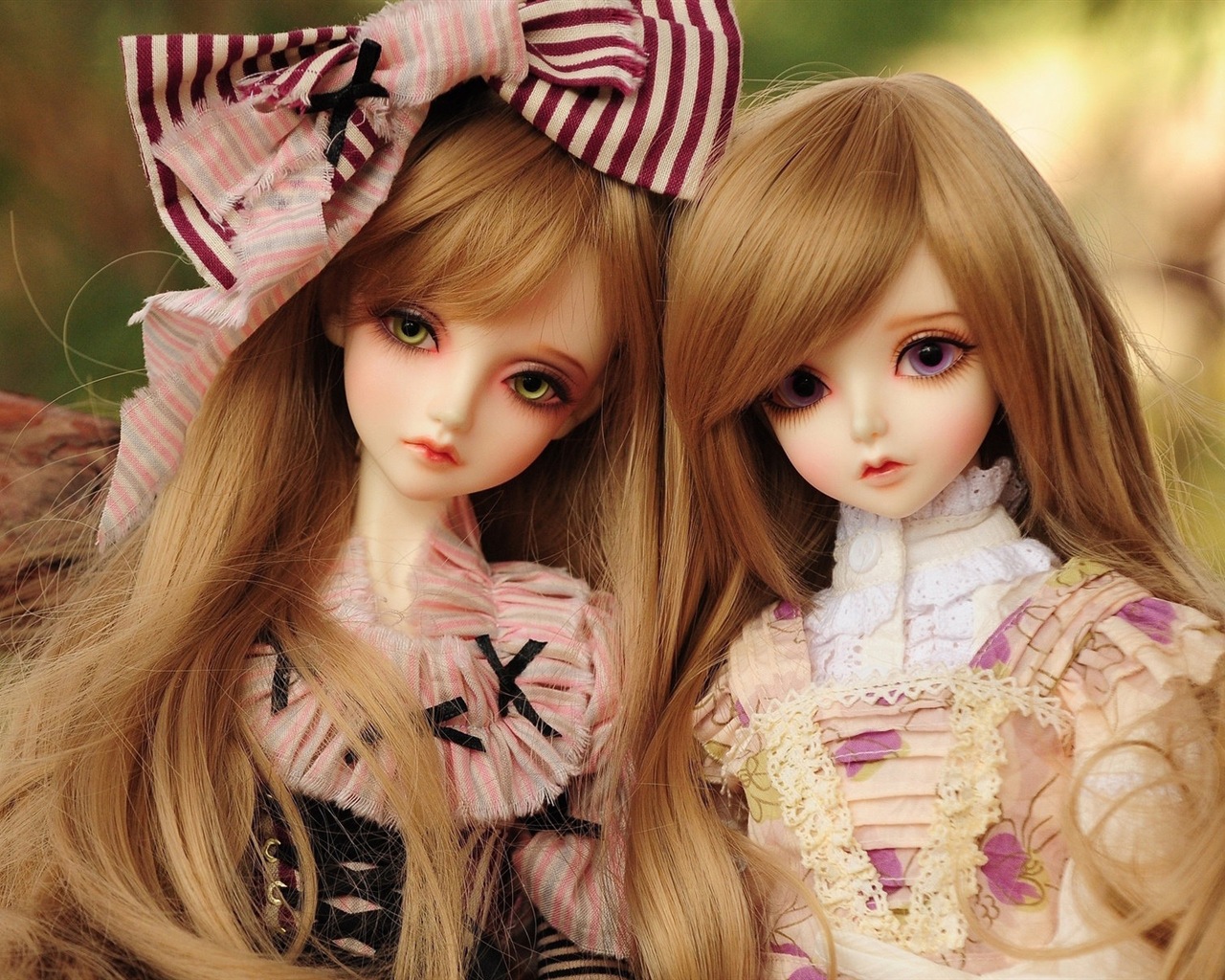 아름다운 슈퍼 Dollfie 장난감 소녀의 HD 배경 화면 #1 - 1280x1024