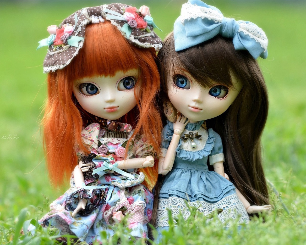 아름다운 슈퍼 Dollfie 장난감 소녀의 HD 배경 화면 #3 - 1280x1024