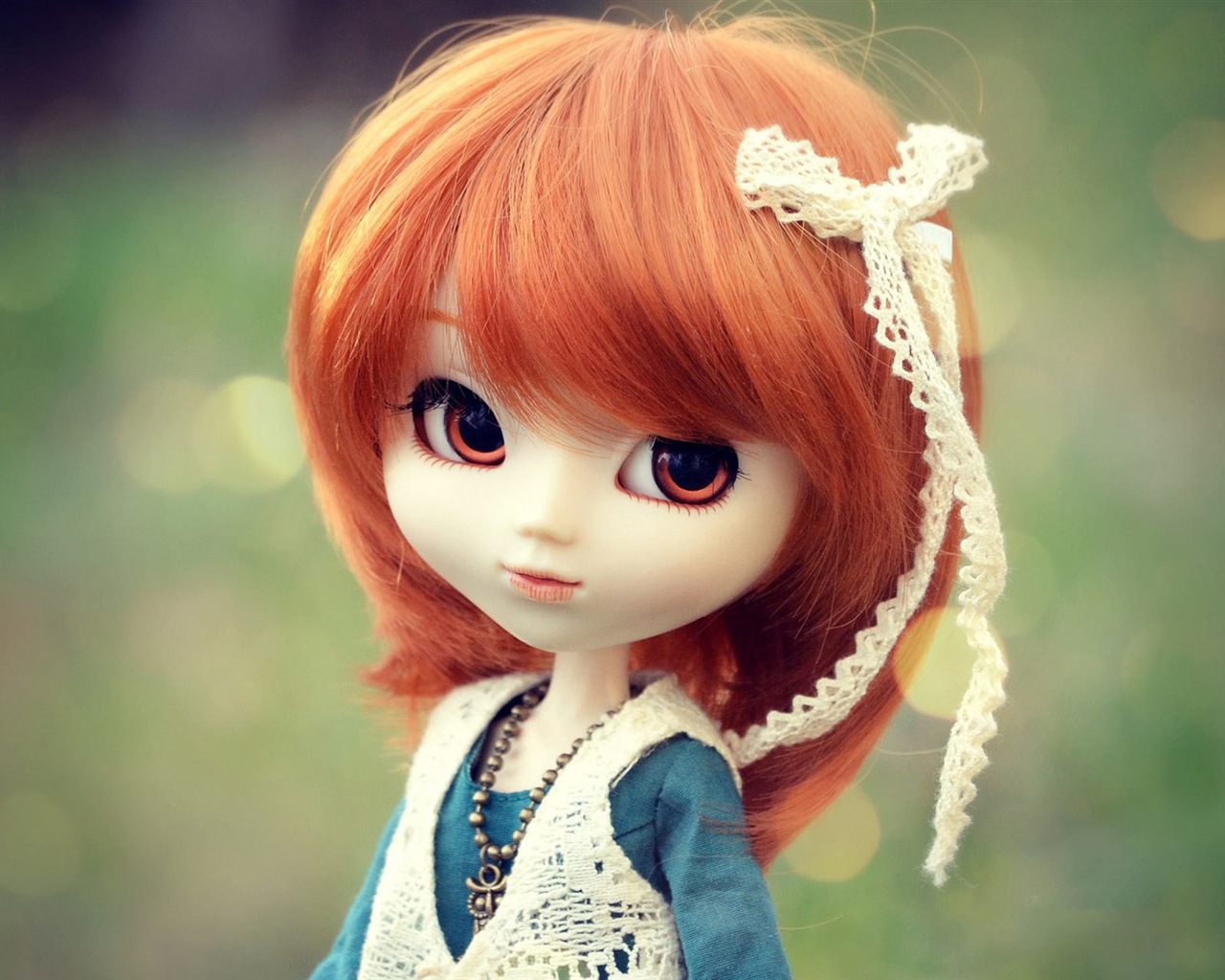 아름다운 슈퍼 Dollfie 장난감 소녀의 HD 배경 화면 #11 - 1280x1024