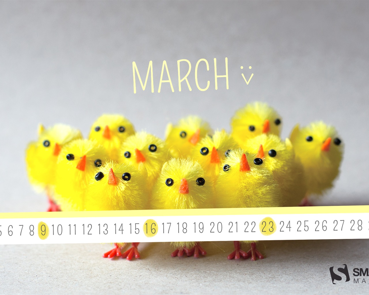 Март 2014 календарь обои (1) #20 - 1280x1024