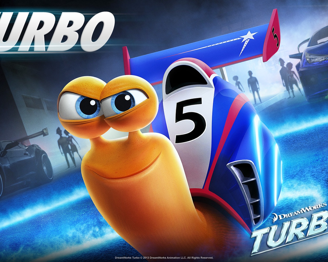Фильм HD обои Turbo 3D #9 - 1280x1024