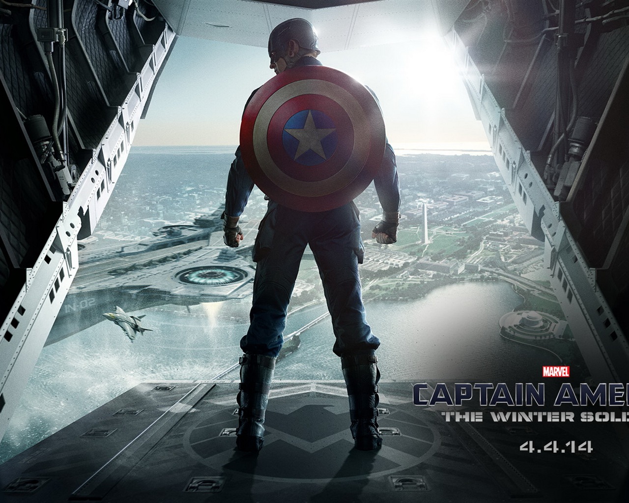 Капитан Америка: Зимний Солдат HD обои #2 - 1280x1024