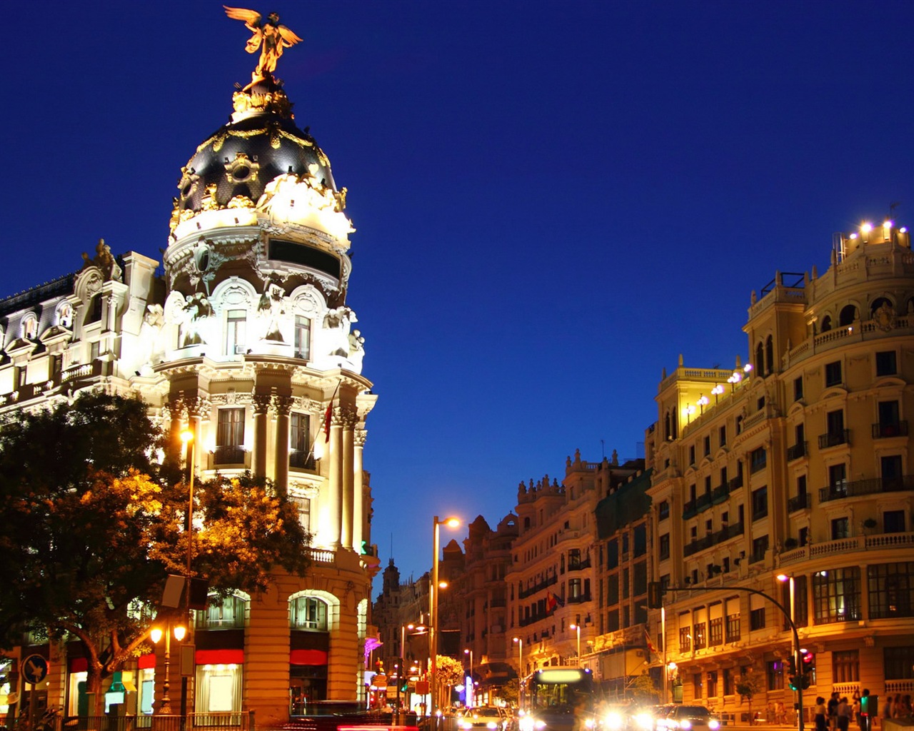 Capital española de Madrid, ciudad paisaje fondos de pantalla de alta definición #16 - 1280x1024
