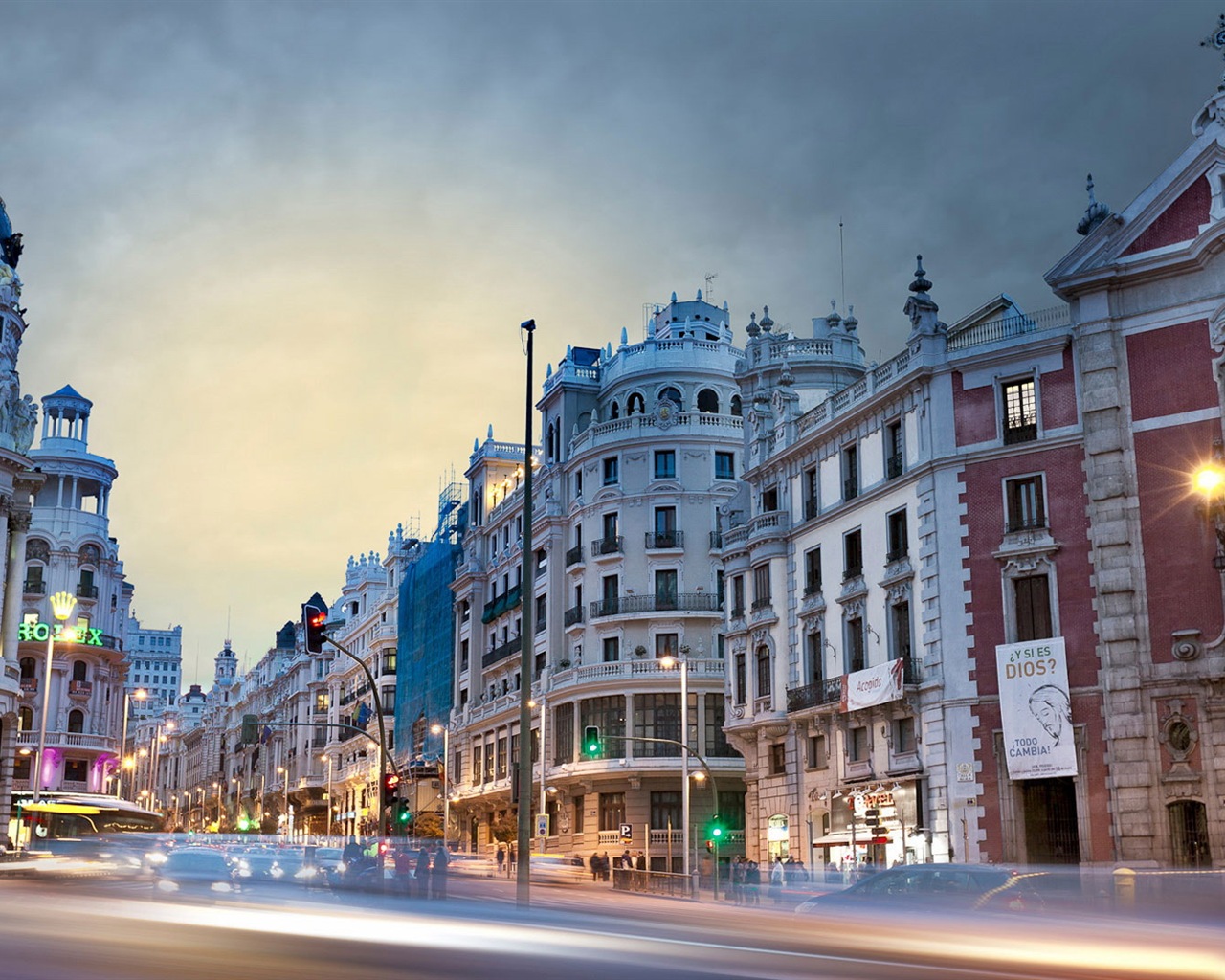 西班牙首都 马德里 城市风光 高清壁纸1 - 1280x1024