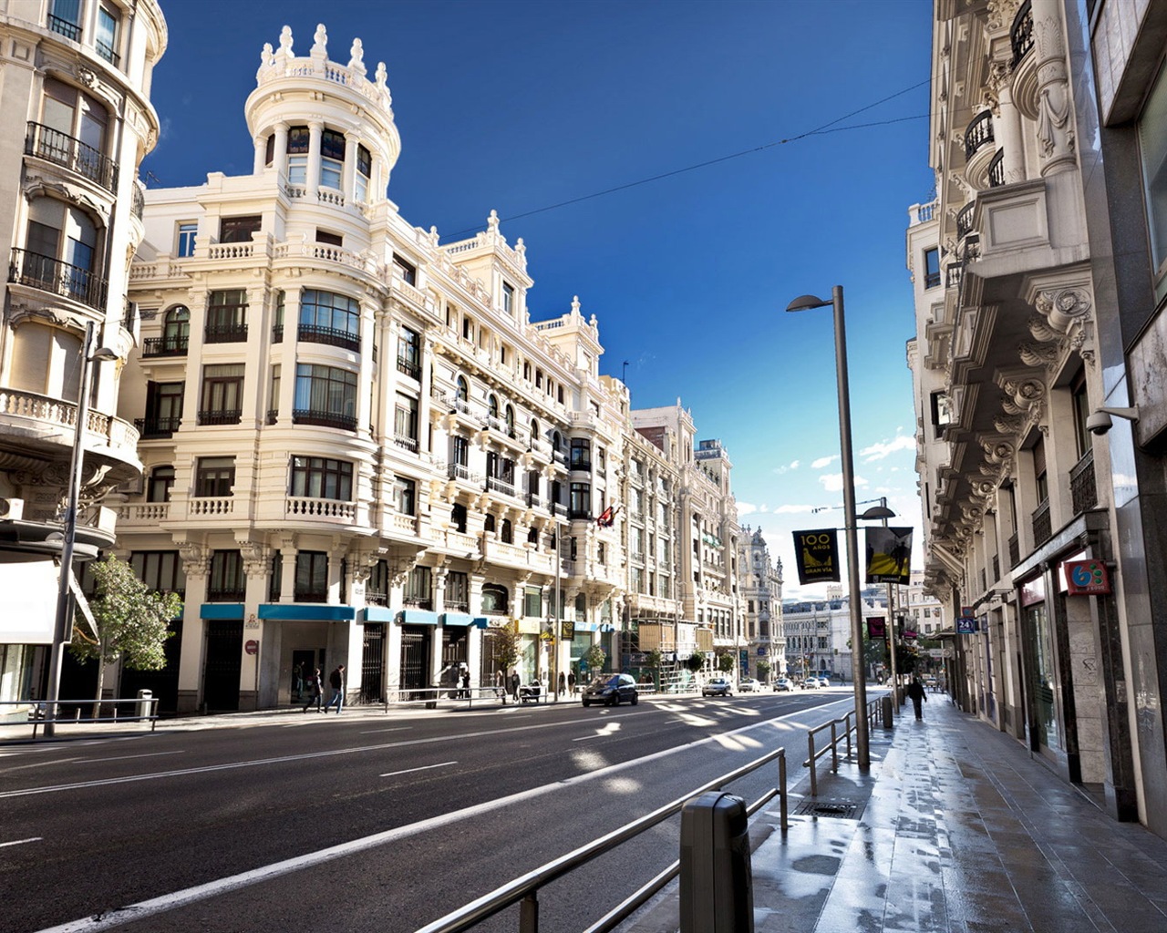 Capital española de Madrid, ciudad paisaje fondos de pantalla de alta definición #8 - 1280x1024