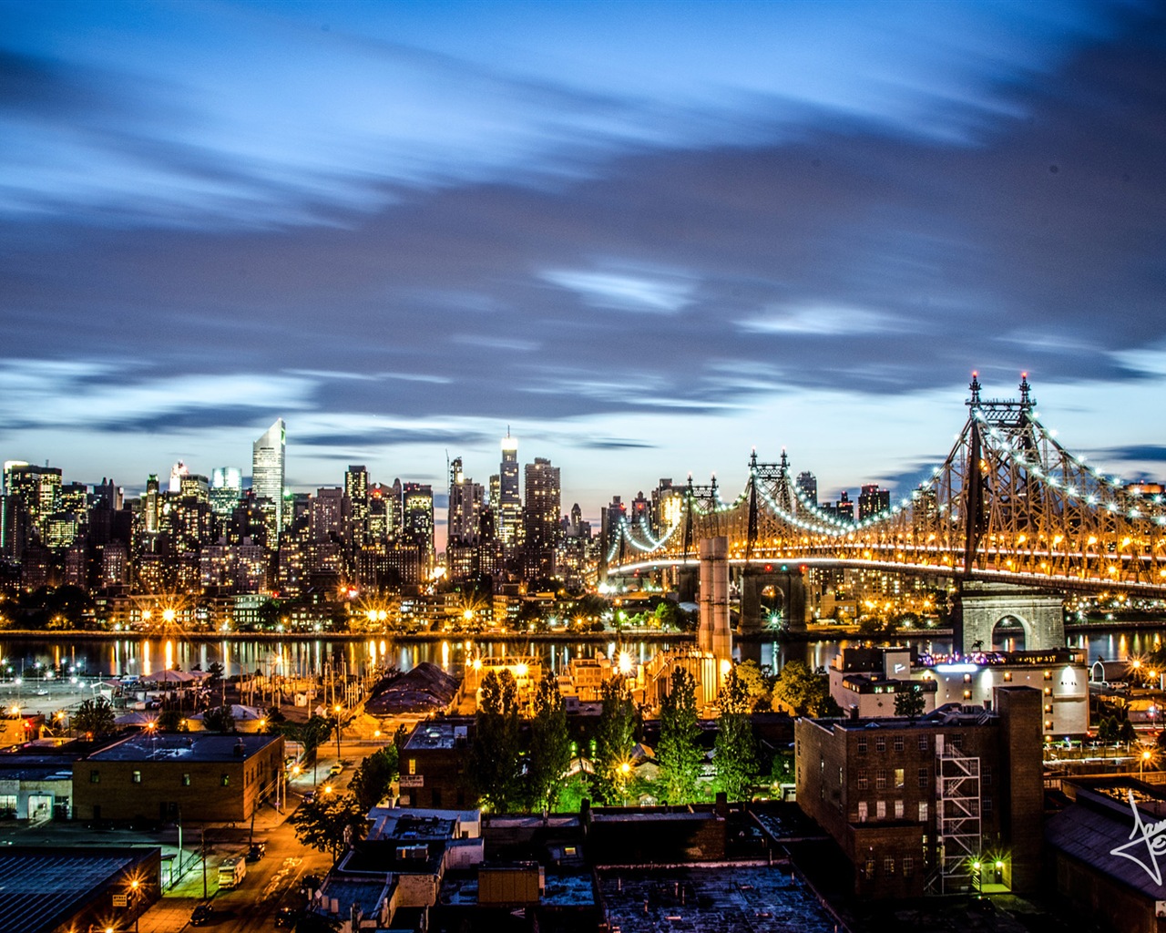 뉴욕의 도시 풍경, 마이크로 소프트 윈도우 8의 HD 배경 화면 #3 - 1280x1024