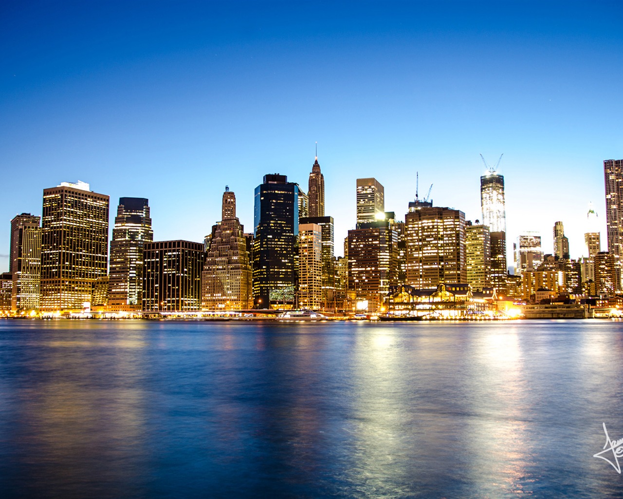 뉴욕의 도시 풍경, 마이크로 소프트 윈도우 8의 HD 배경 화면 #12 - 1280x1024