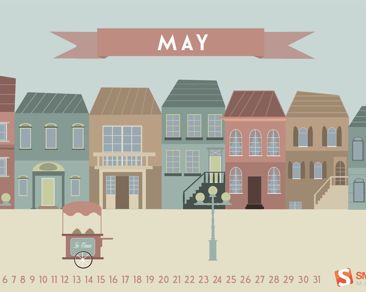 Май 2014 календарь обои (2) #4 - 1280x1024