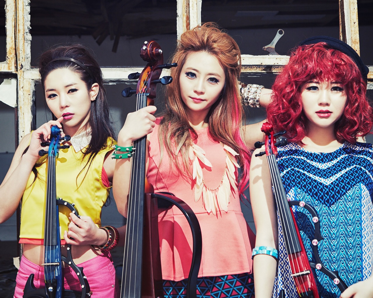 ODD EYE, korejská dívčí skupina trio, HD tapety na plochu #1 - 1280x1024