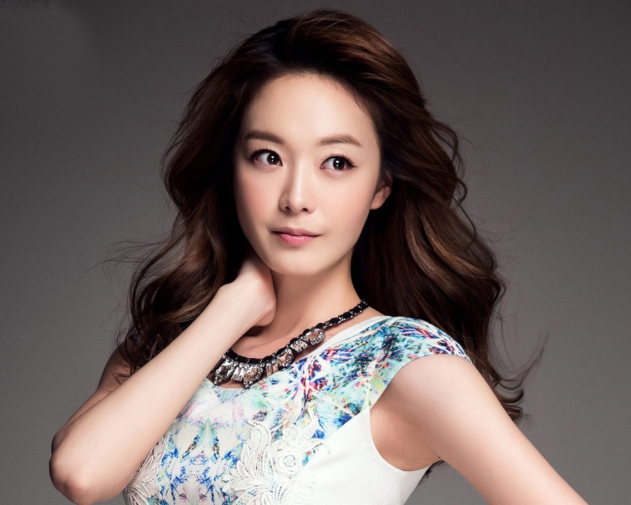 Jeon So-Min, coreano hermosa niña, fondos de pantalla de alta definición #5 - 1280x1024