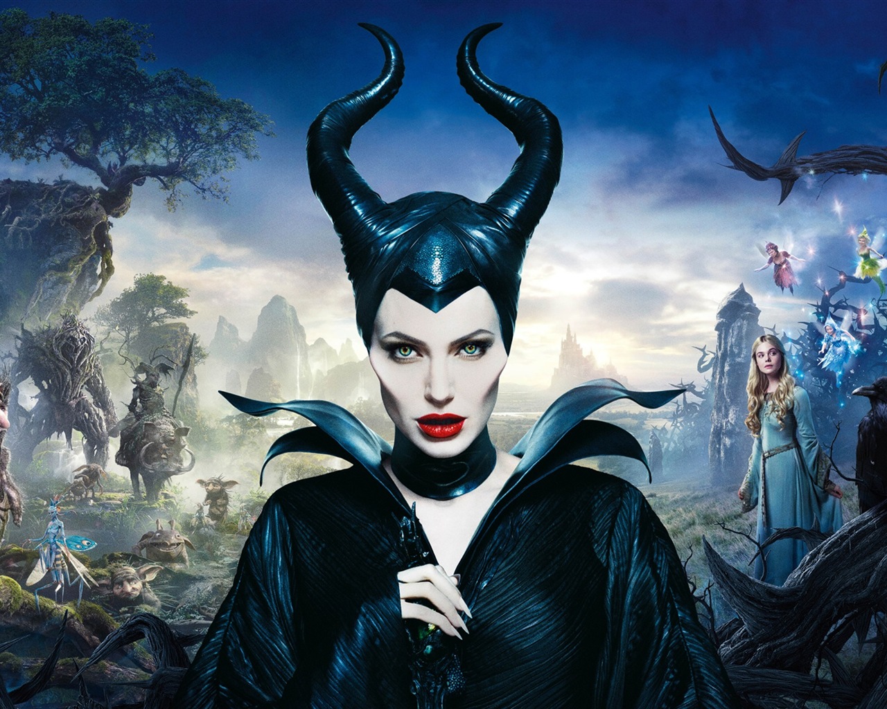 Maleficent обои 2014 HD кино #6 - 1280x1024