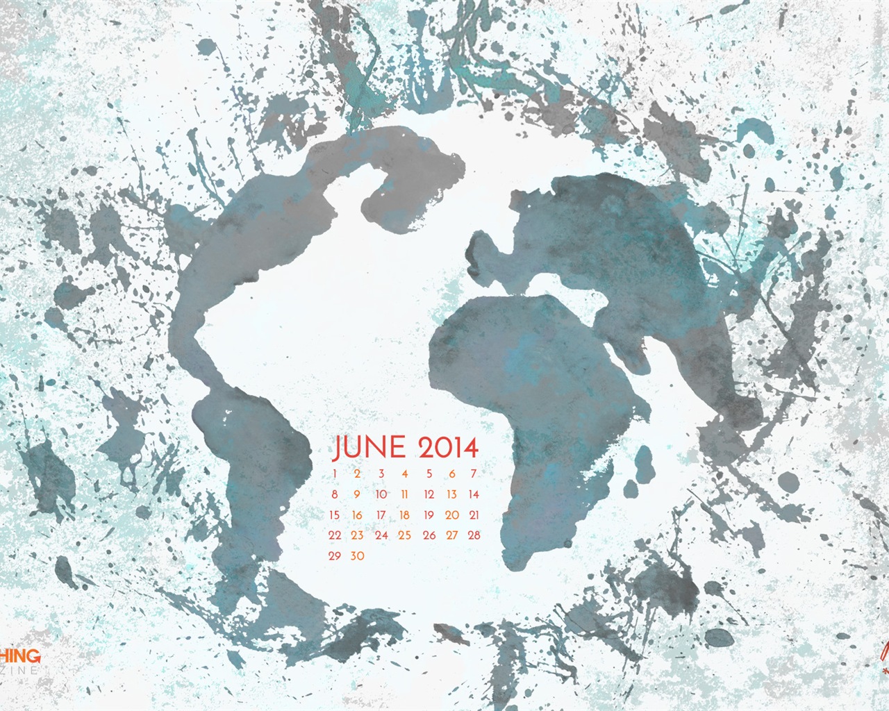 Juni 2014 Kalender Wallpaper (2) #4 - 1280x1024