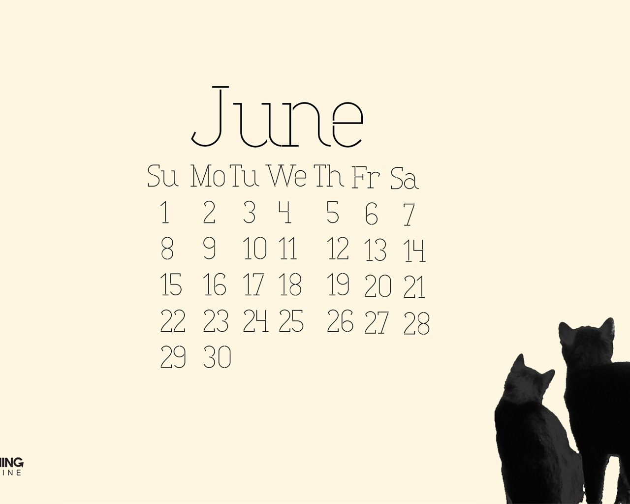 June 2014 calendar wallpaper (2) #19 - 1280x1024