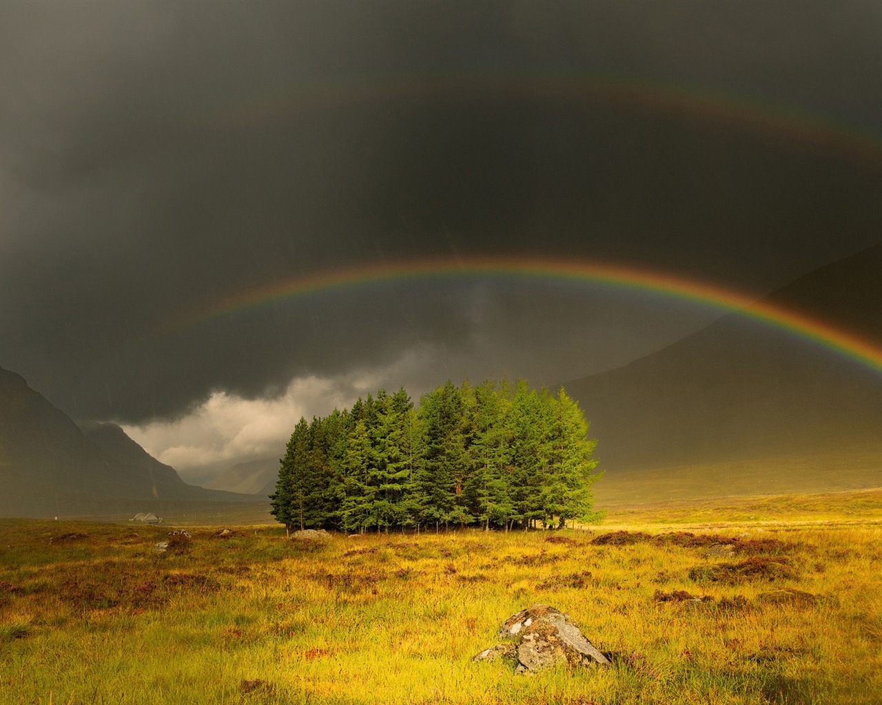 Fondos de pantalla HD paisaje rainbow Hermosas #6 - 1280x1024