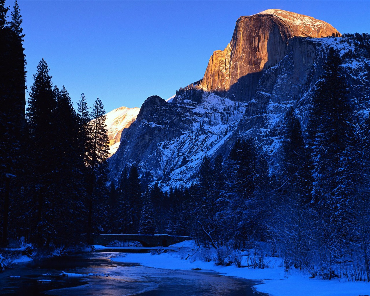 Национальный парк Йосемити Калифорния зима