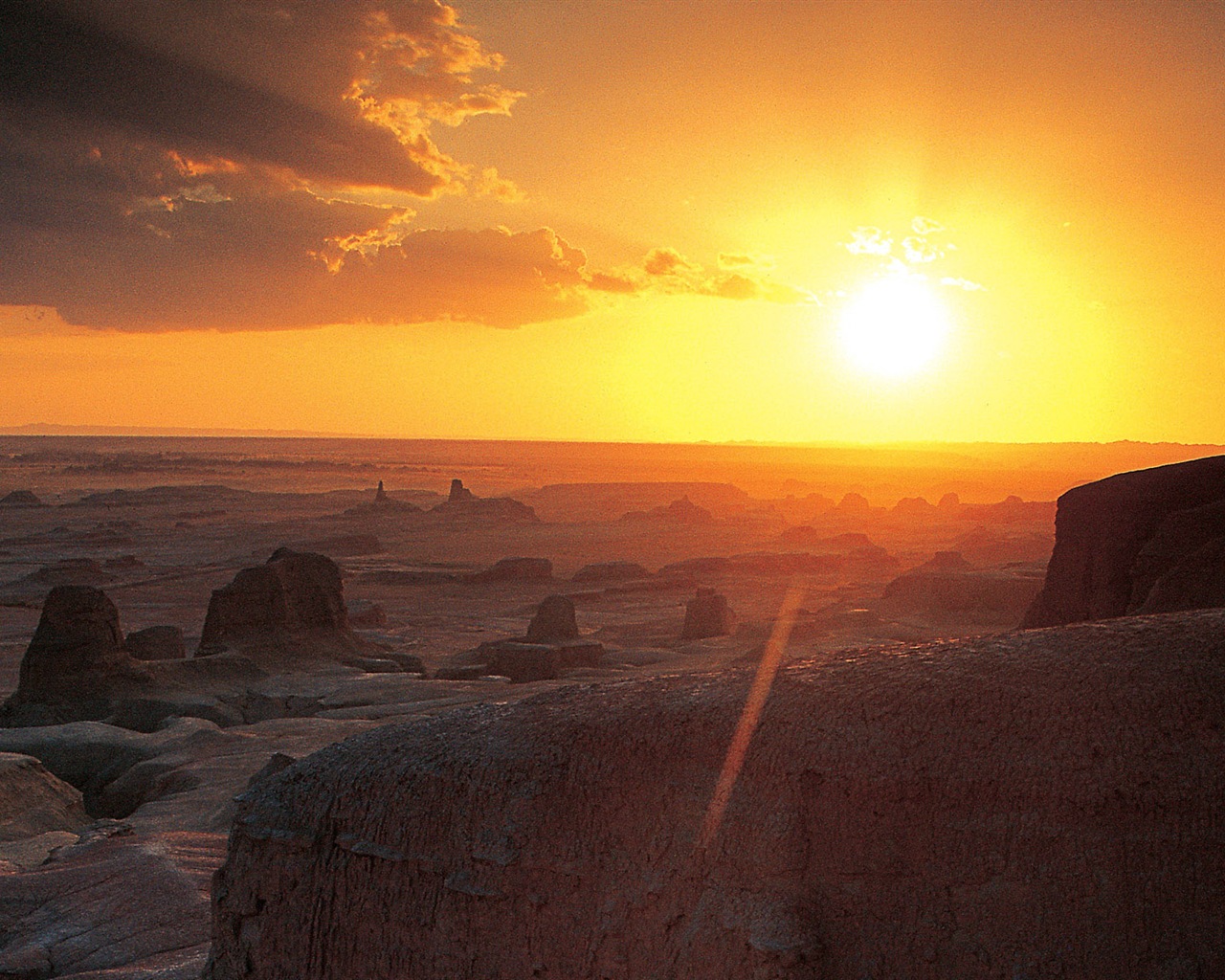 暑くて乾燥した砂漠、Windows 8のパノラマワイドスクリーンの壁紙 #12 - 1280x1024