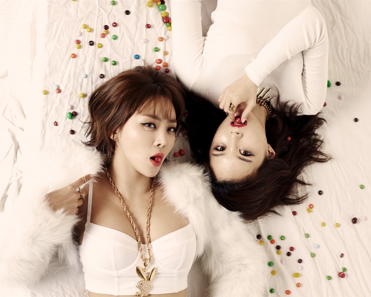 韓国の女の子の音楽グループ、ブラウンアイドガールズのHDの壁紙 #7 - 1280x1024
