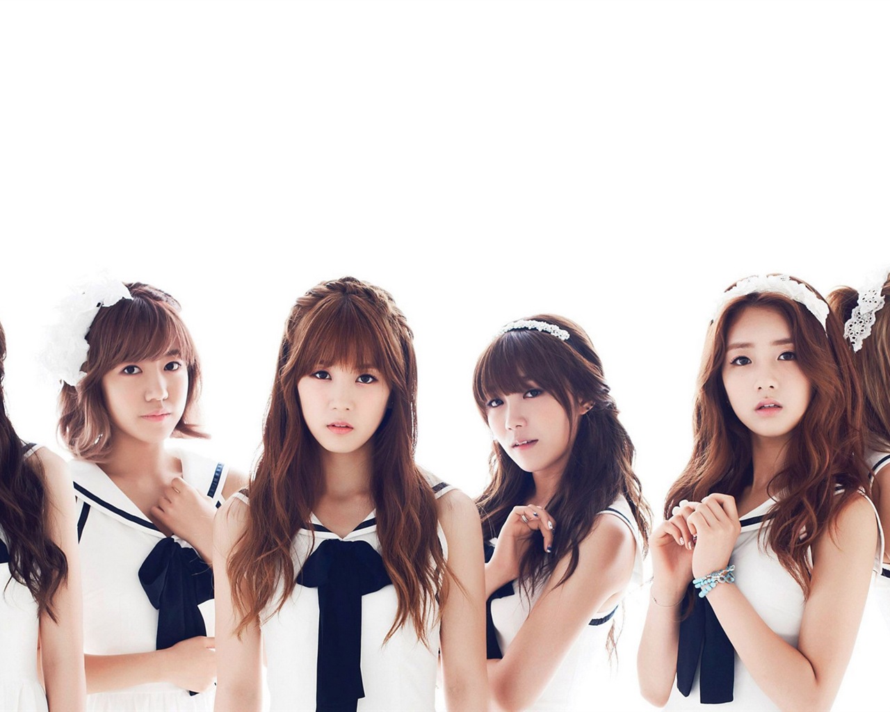 Korejský hudební dívčí skupina, růžové HD tapety na plochu #3 - 1280x1024