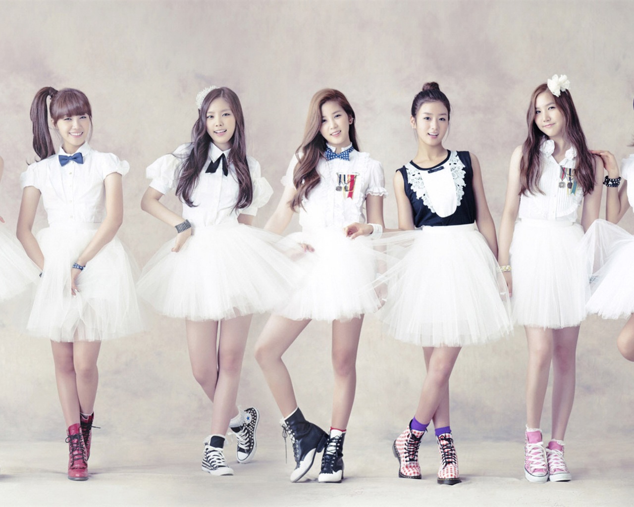 Koreanische Musik Girl-Group, ein rosa HD Wallpaper #4 - 1280x1024