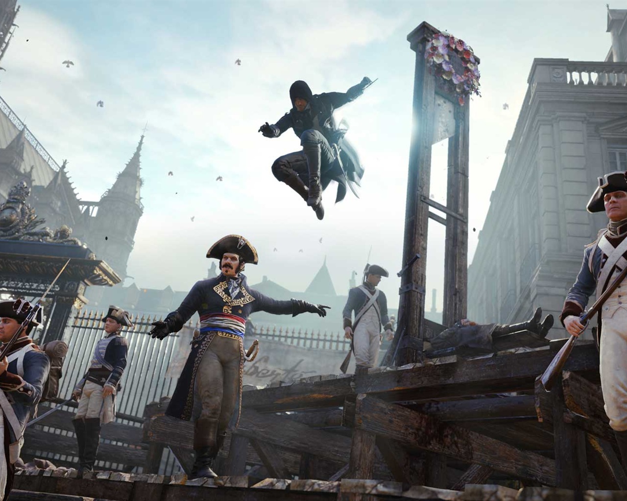 2014 Assassin 's Creed: Unité Fonds d'écran HD #2 - 1280x1024