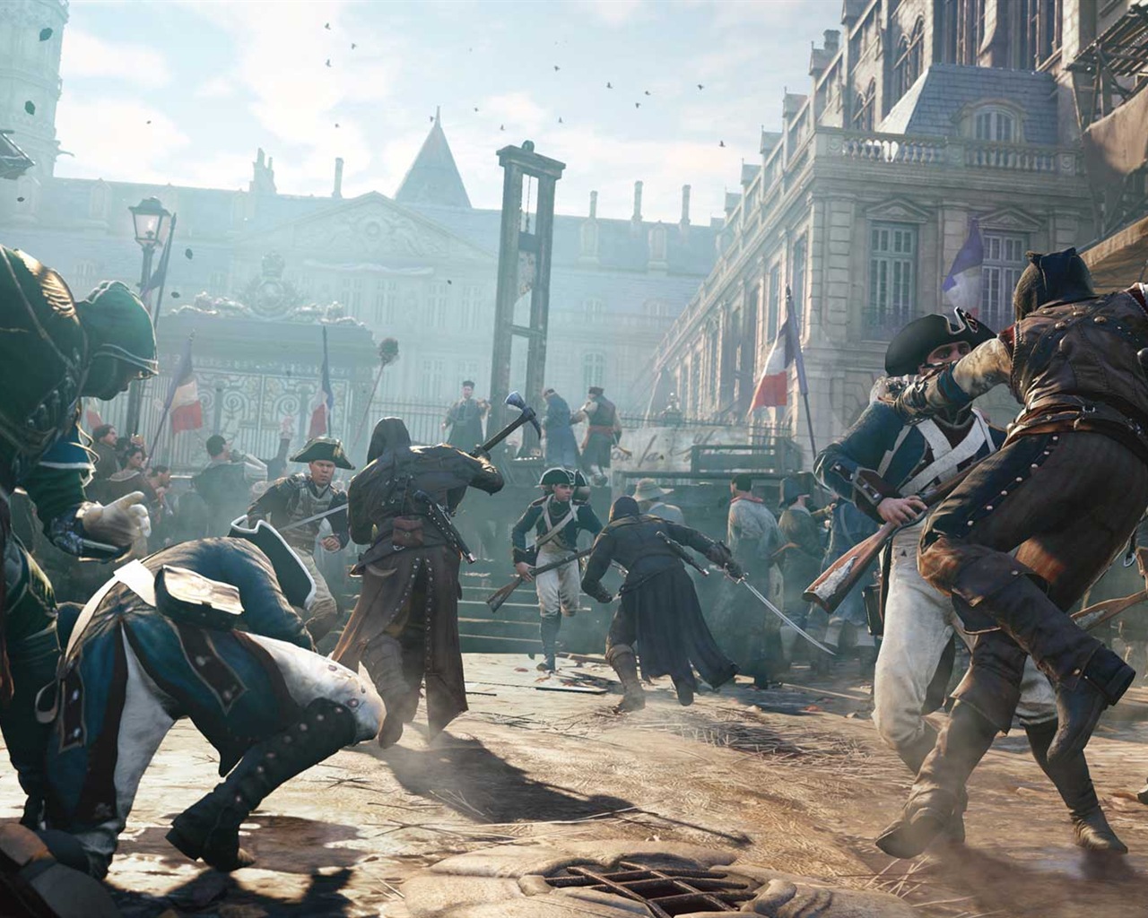 2014 Assassin 's Creed: Unité Fonds d'écran HD #3 - 1280x1024