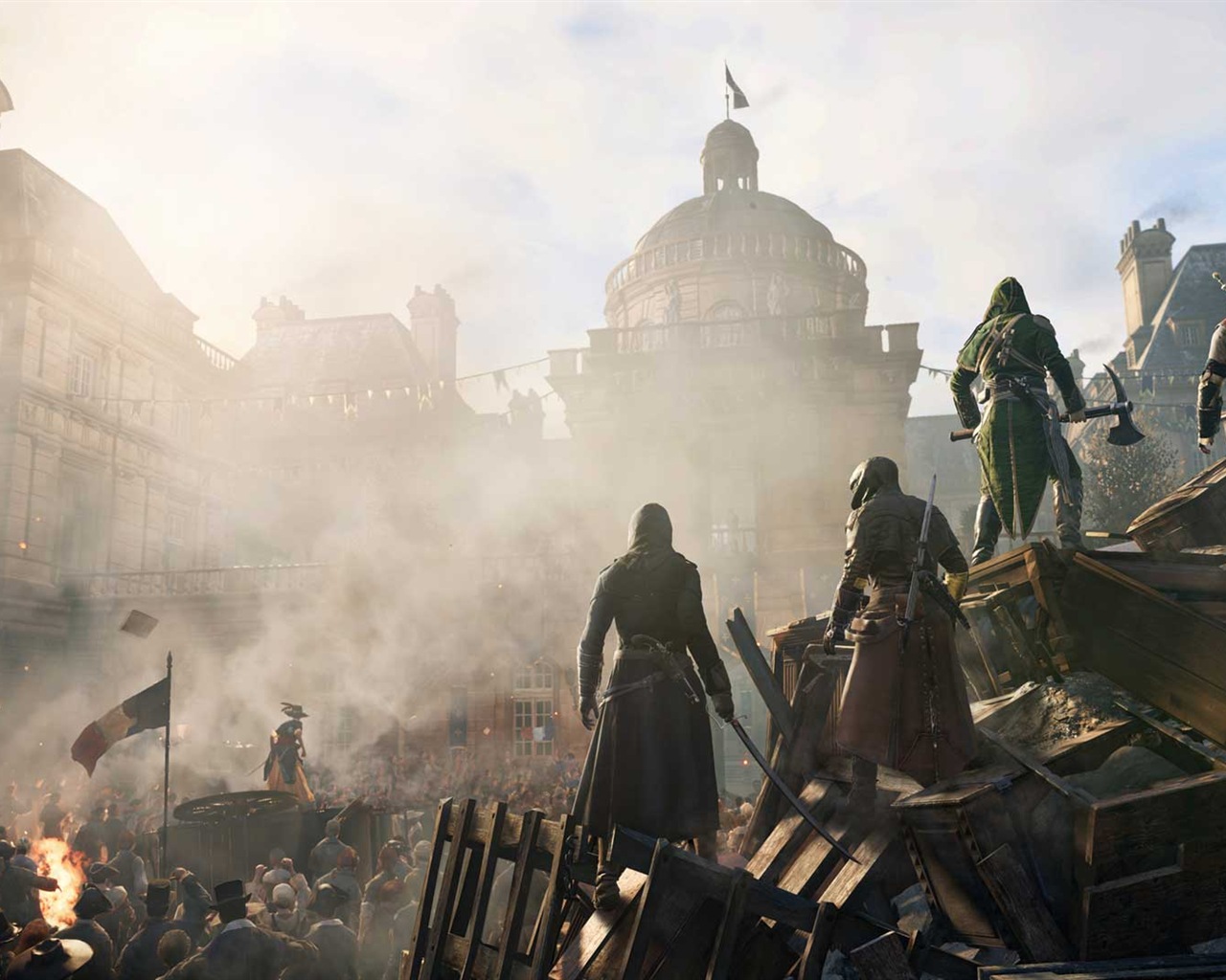 2014 Assassin 's Creed: Unité Fonds d'écran HD #4 - 1280x1024