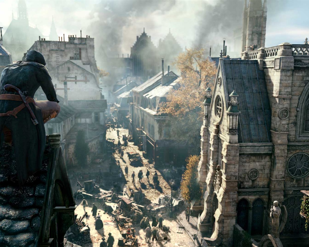 2014 Assassin's Creed: Unity 刺客信条：大革命 高清壁纸21 - 1280x1024