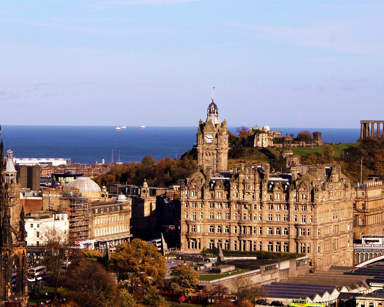 苏格兰爱丁堡城市美景 高清壁纸1 - 1280x1024